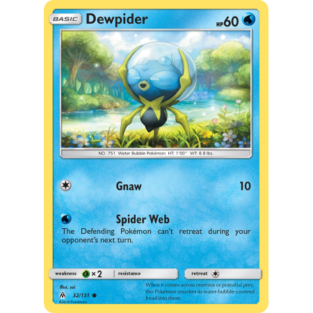 Dewpider (Reverse Holo)