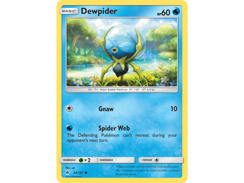 Dewpider (Reverse Holo)