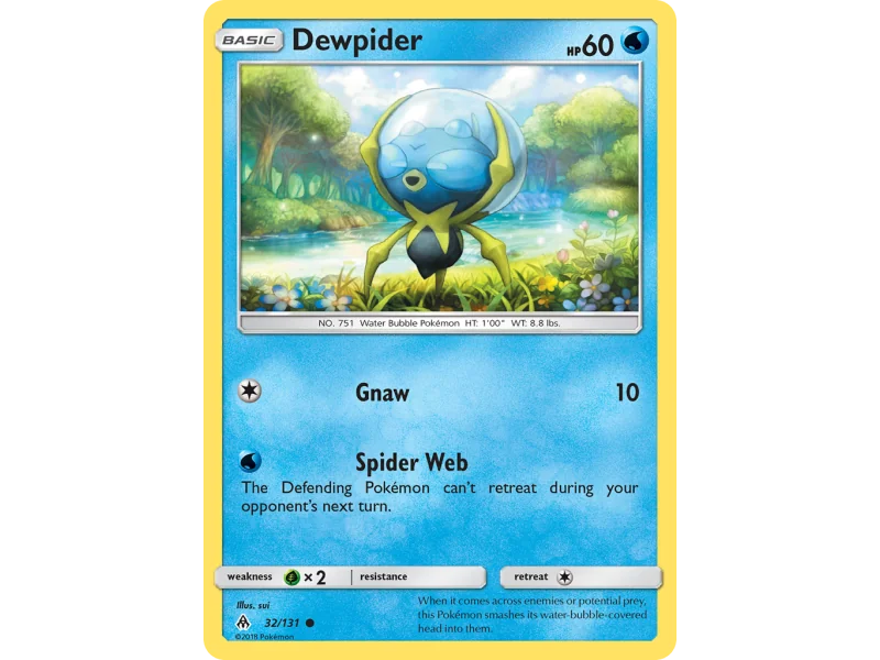 Dewpider (Reverse Holo)