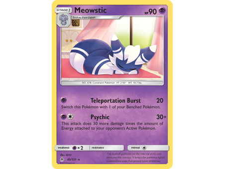 Meowstic (Reverse Holo)