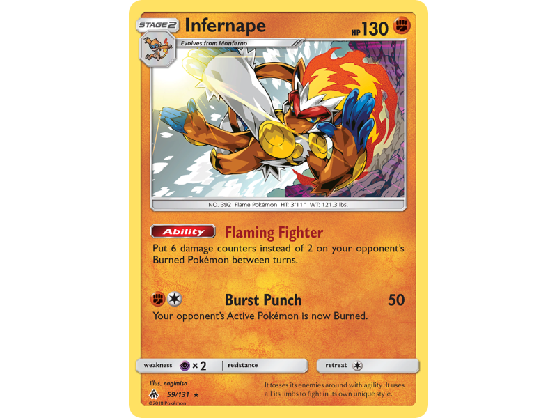 Infernape (Reverse Holo)