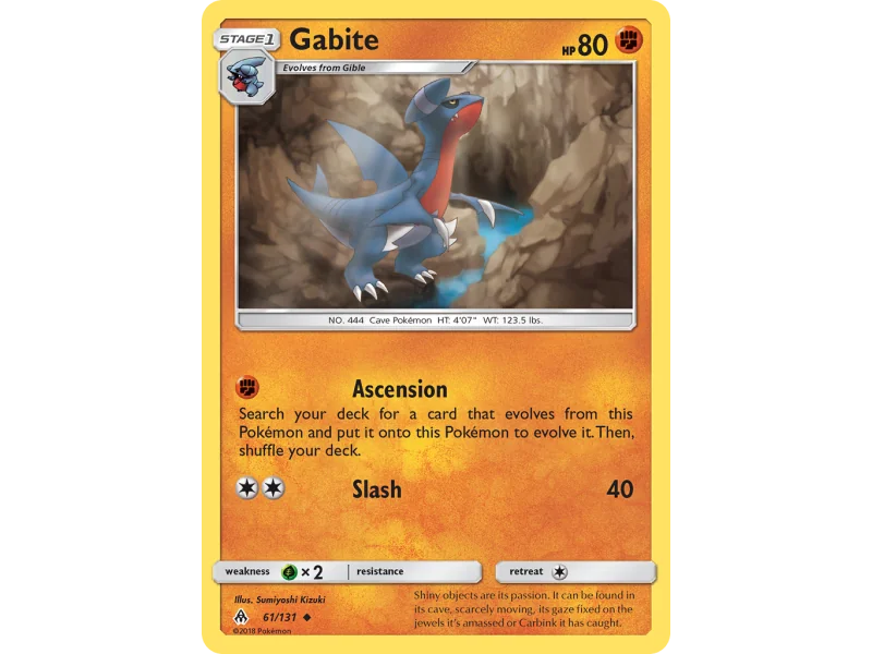 Gabite (Reverse Holo)