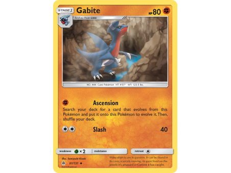 Gabite (Reverse Holo)