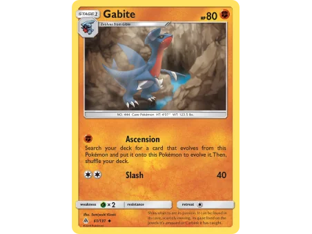 Gabite (Reverse Holo)