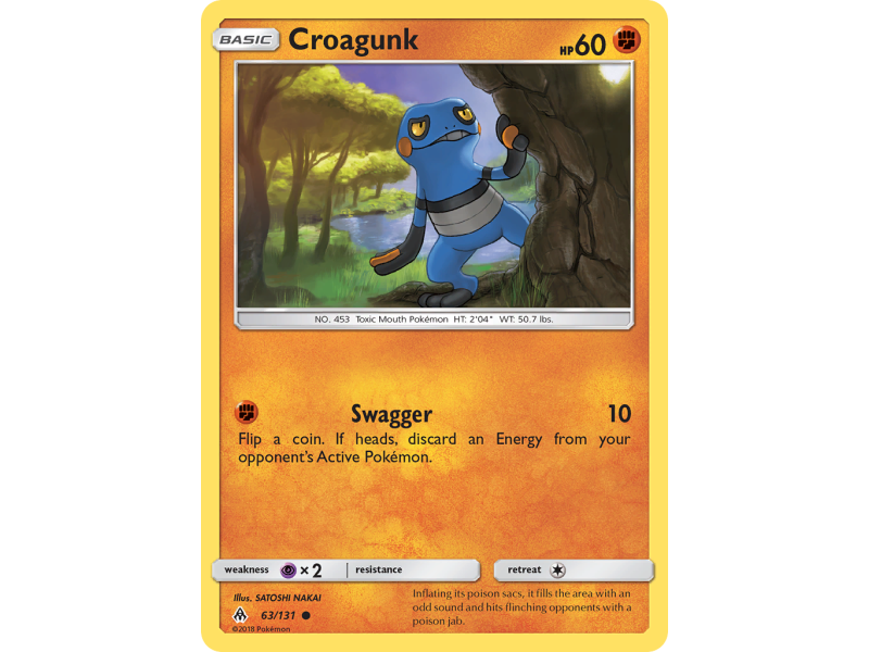 Croagunk (Reverse Holo)