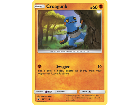 Croagunk (Reverse Holo)