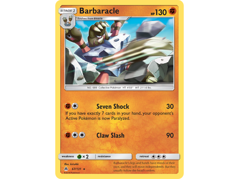 Barbaracle (Reverse Holo)