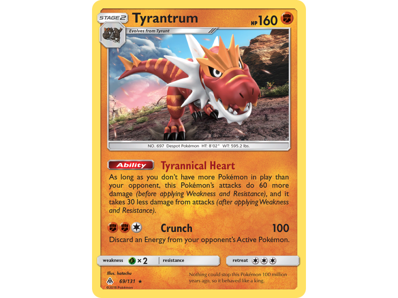 Tyrantrum (Reverse Holo)