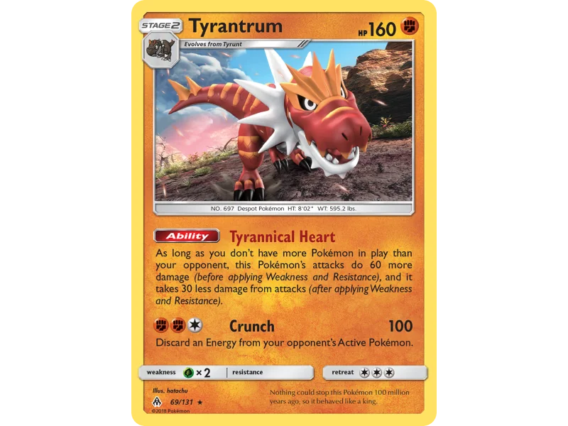 Tyrantrum (Reverse Holo)