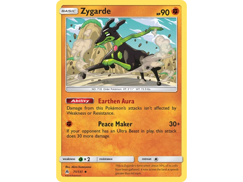 Zygarde (Reverse Holo)