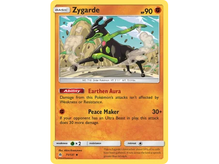 Zygarde (Reverse Holo)