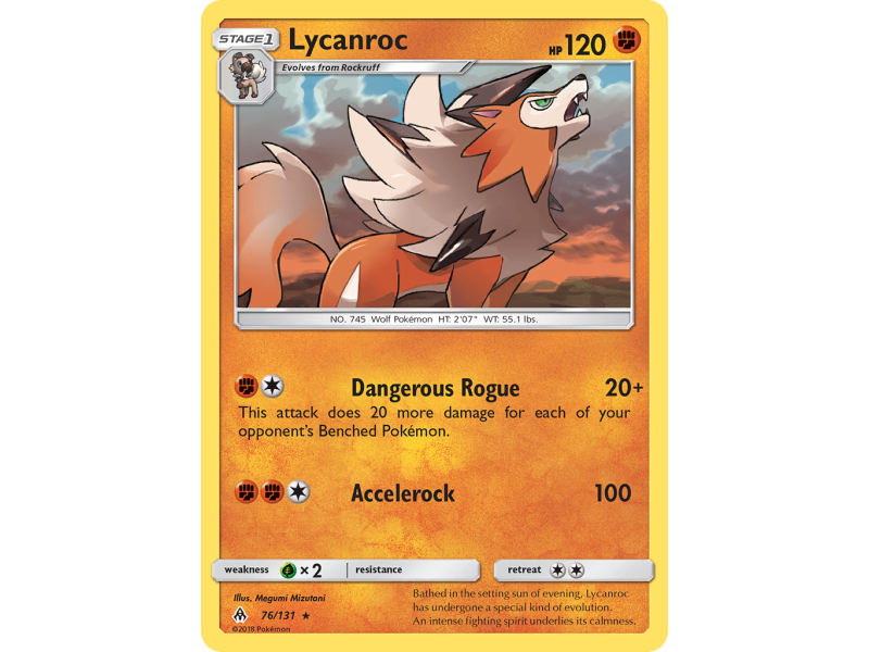 Lycanroc (Reverse Holo)