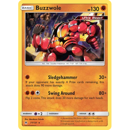 Buzzwole (Reverse Holo)