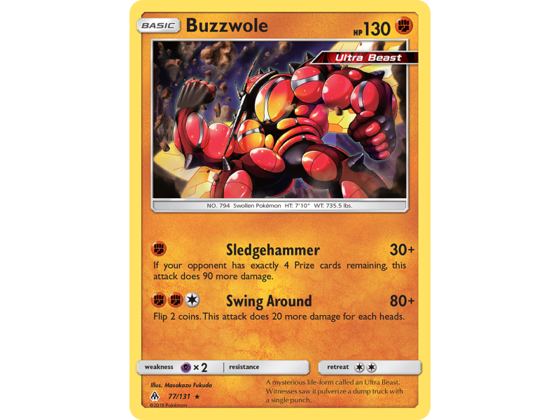 Buzzwole (Reverse Holo)
