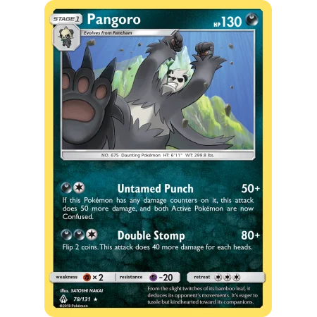 Pangoro (Reverse Holo)