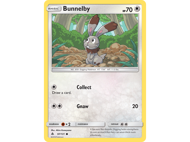 Bunnelby (Reverse Holo)