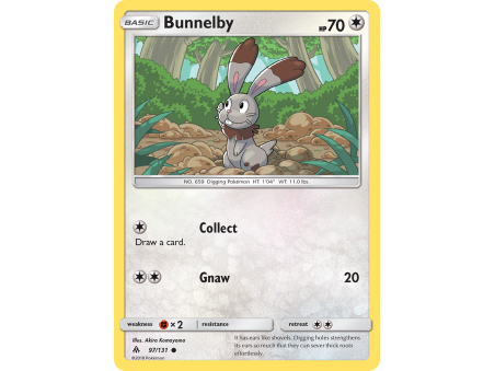 Bunnelby (Reverse Holo)