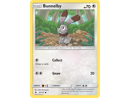 Bunnelby (Reverse Holo)