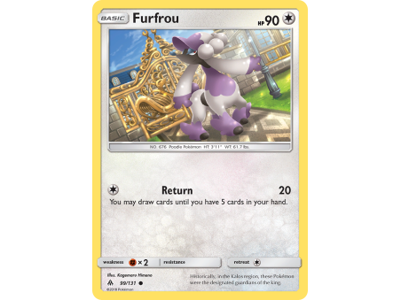 Furfrou (Reverse Holo)