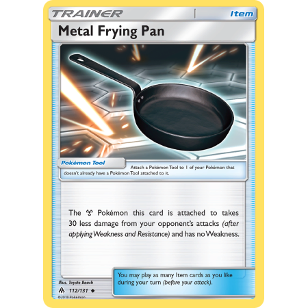 Metal Frying Pan (Reverse Holo)