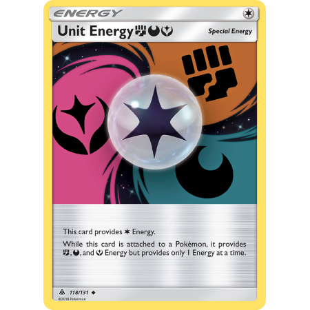 Unit Energy FightingDarknessFairy (Reverse Holo)