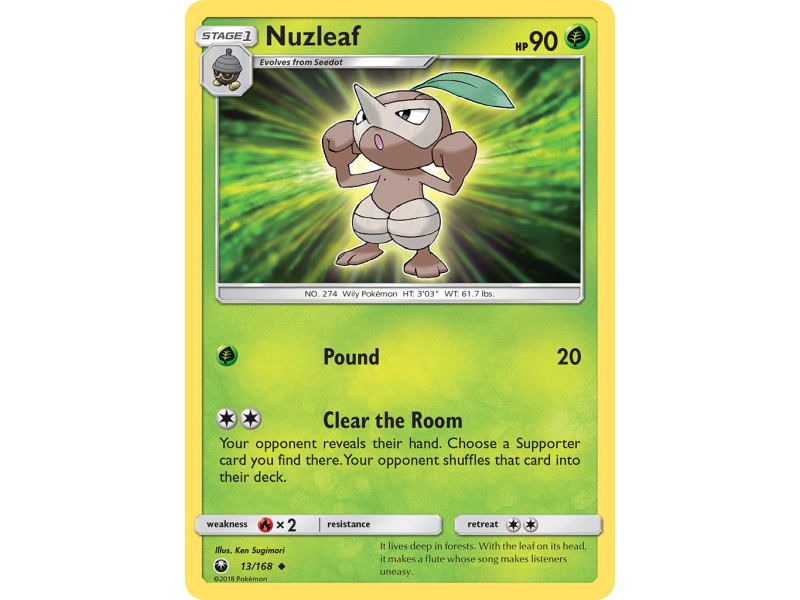 Nuzleaf (Reverse Holo)