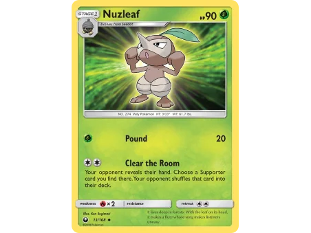 Nuzleaf (Reverse Holo)