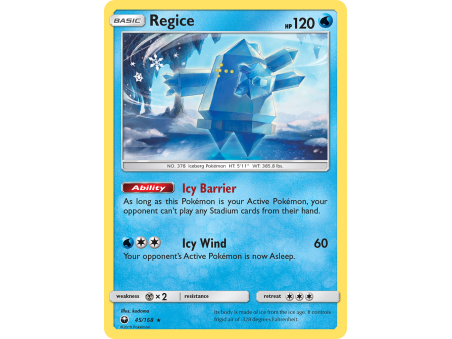 Regice (Reverse Holo)