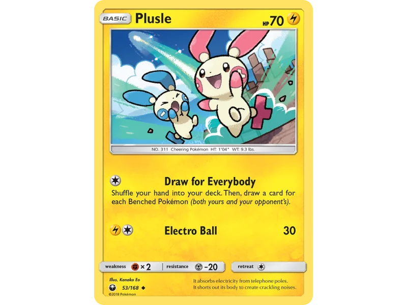 Plusle (Reverse Holo)