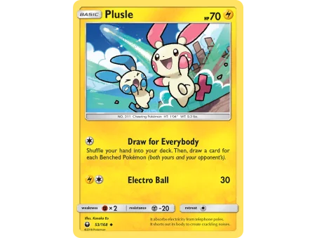 Plusle (Reverse Holo)