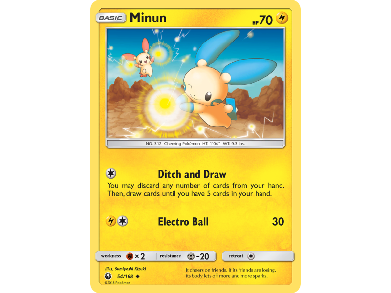 Minun (Reverse Holo)