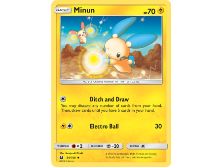 Minun (Reverse Holo)
