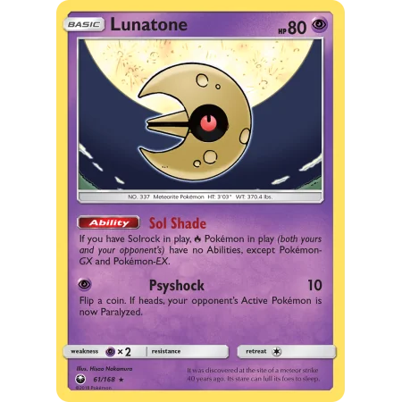 Lunatone (Reverse Holo)