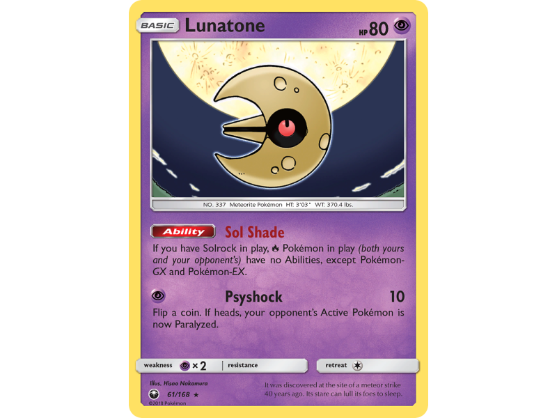 Lunatone (Reverse Holo)