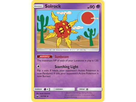 Solrock (Reverse Holo)