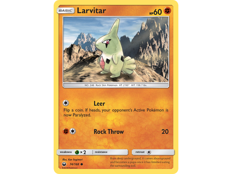 Larvitar (Reverse Holo)
