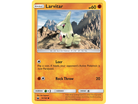 Larvitar (Reverse Holo)