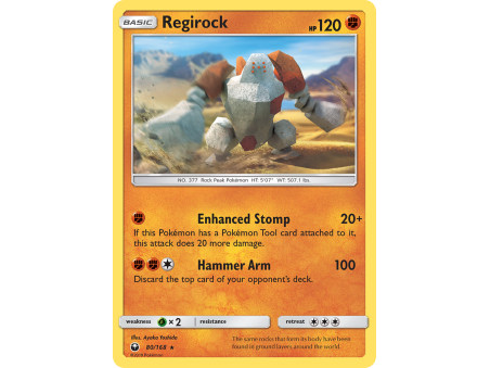 Regirock (Reverse Holo)
