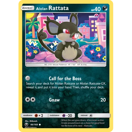 Alolan Rattata (Reverse Holo)