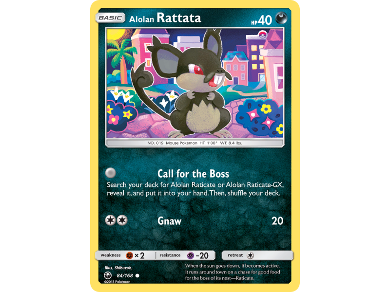 Alolan Rattata (Reverse Holo)