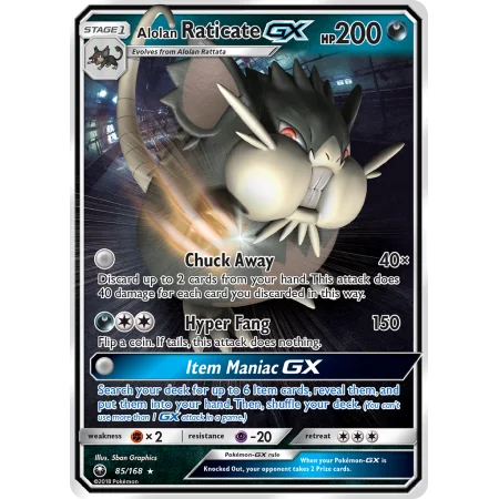 Alolan Raticate-GX (Holo)
