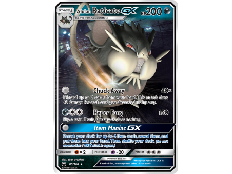 Alolan Raticate-GX (Holo)