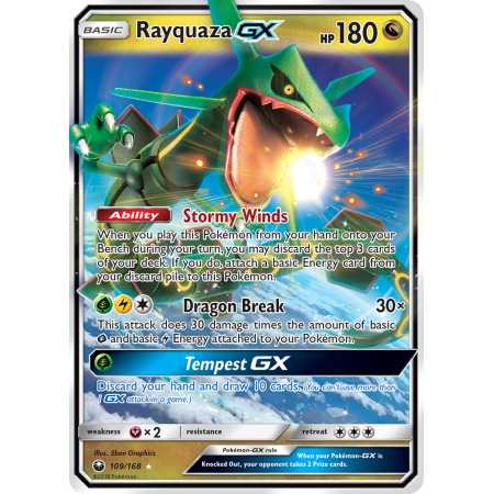 Rayquaza-GX (Holo)
