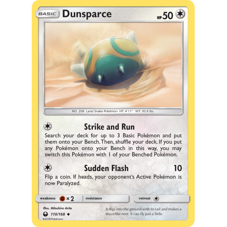 Dunsparce (Reverse Holo)
