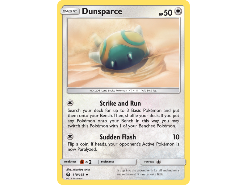 Dunsparce (Reverse Holo)