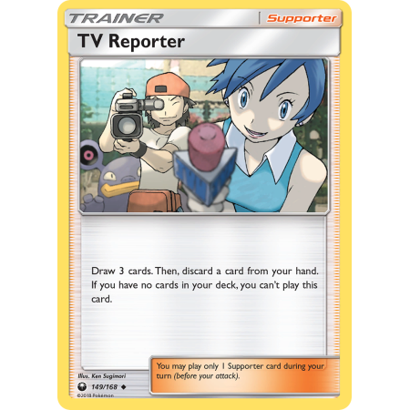 TV Reporter (Reverse Holo)