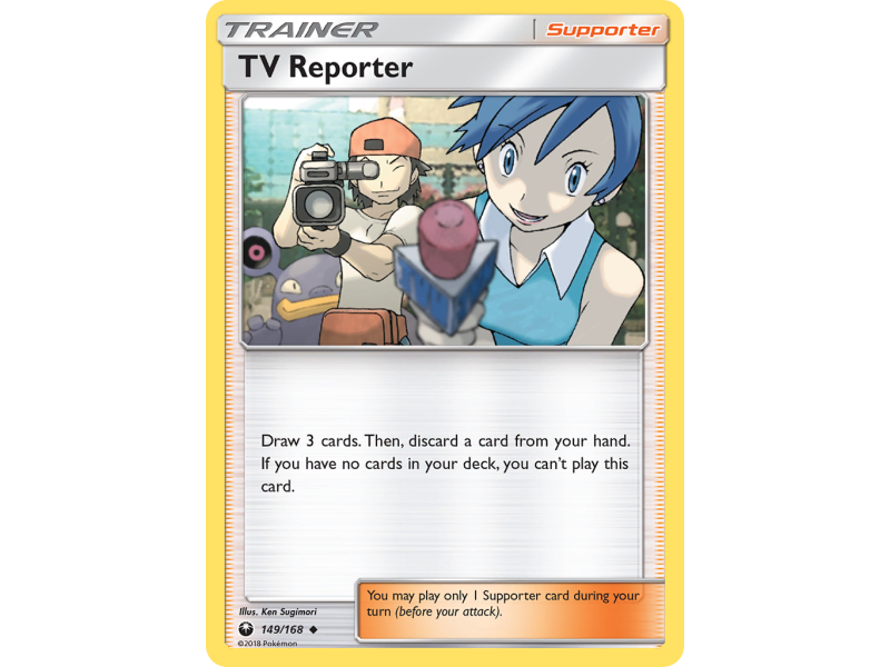 TV Reporter (Reverse Holo)