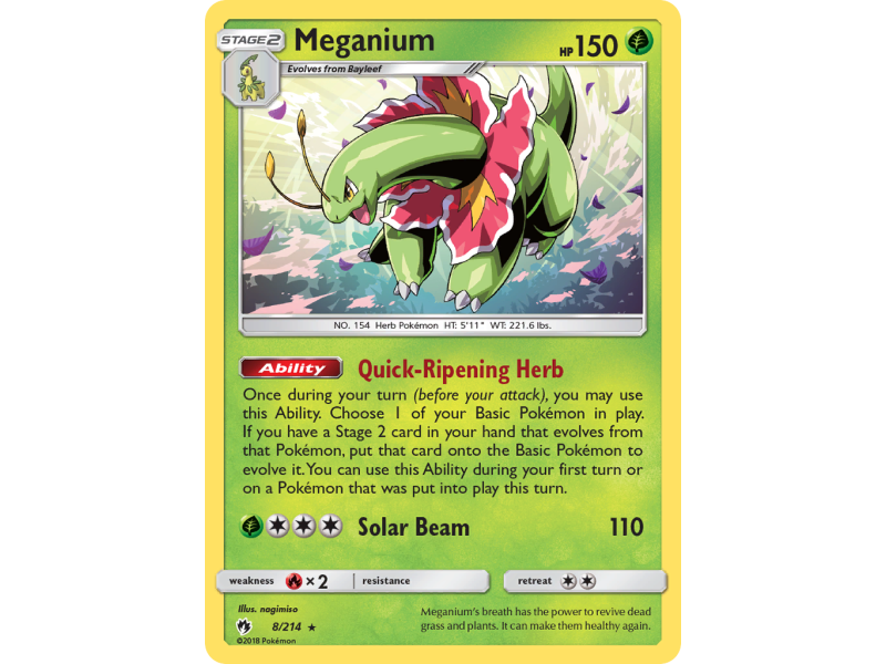 Meganium (Reverse Holo)