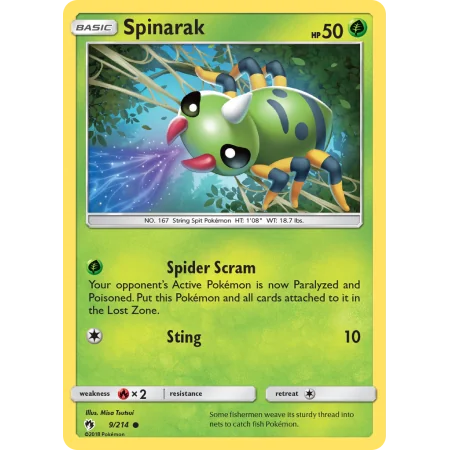Spinarak (Reverse Holo)