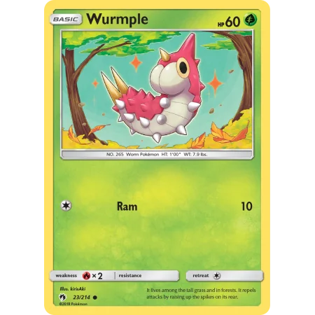 Wurmple (Reverse Holo)